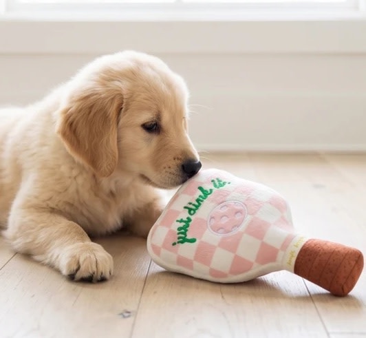 Haute Diggity Pickleball Paddle Dog Toy