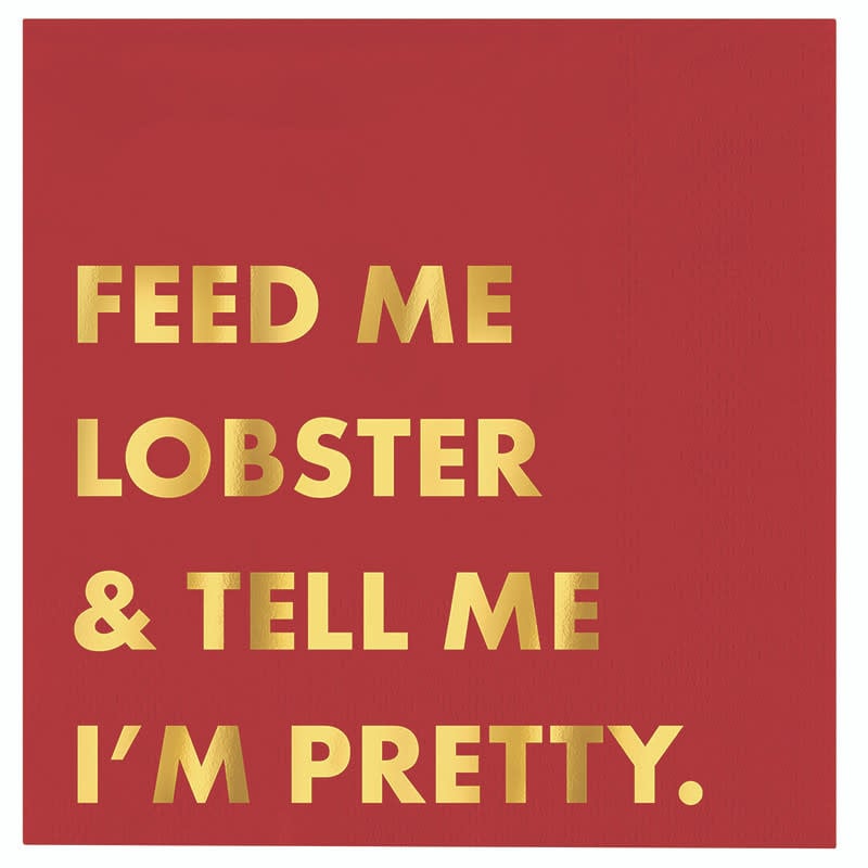 Santa Barbara Design Feed Me Lobster Napkins