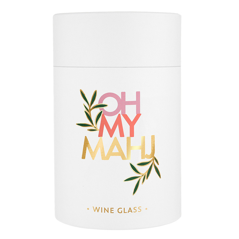 Santa Barbara Design Stemless Wine Glass - Oh My Mahj