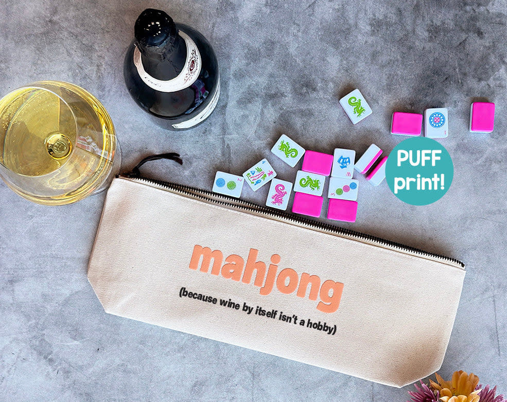 Ellembee Because Wine Mahjong Tile Bag