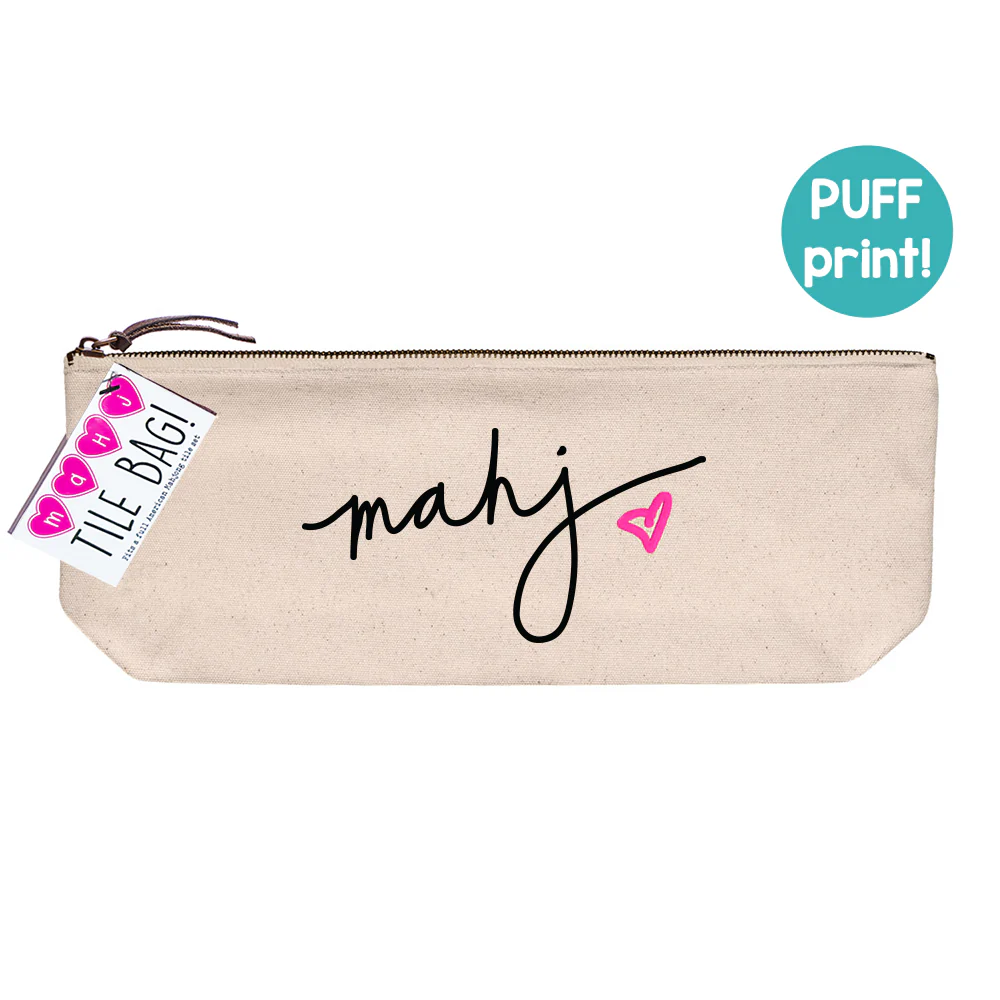 Ellembee Heart Mahjong Tile Bag