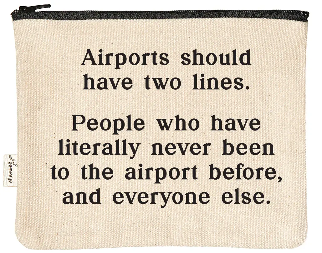 Ellembee Airports Should Have Two Lines Pouch