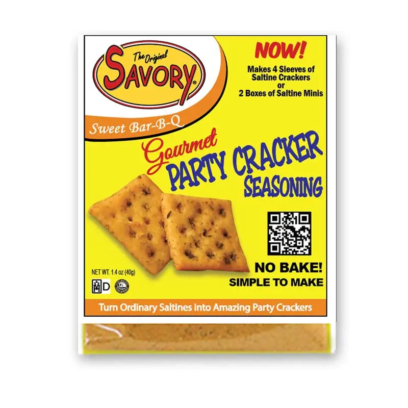 Savory Gourmet Cracker Seasoning Sweet Bar-B-Q