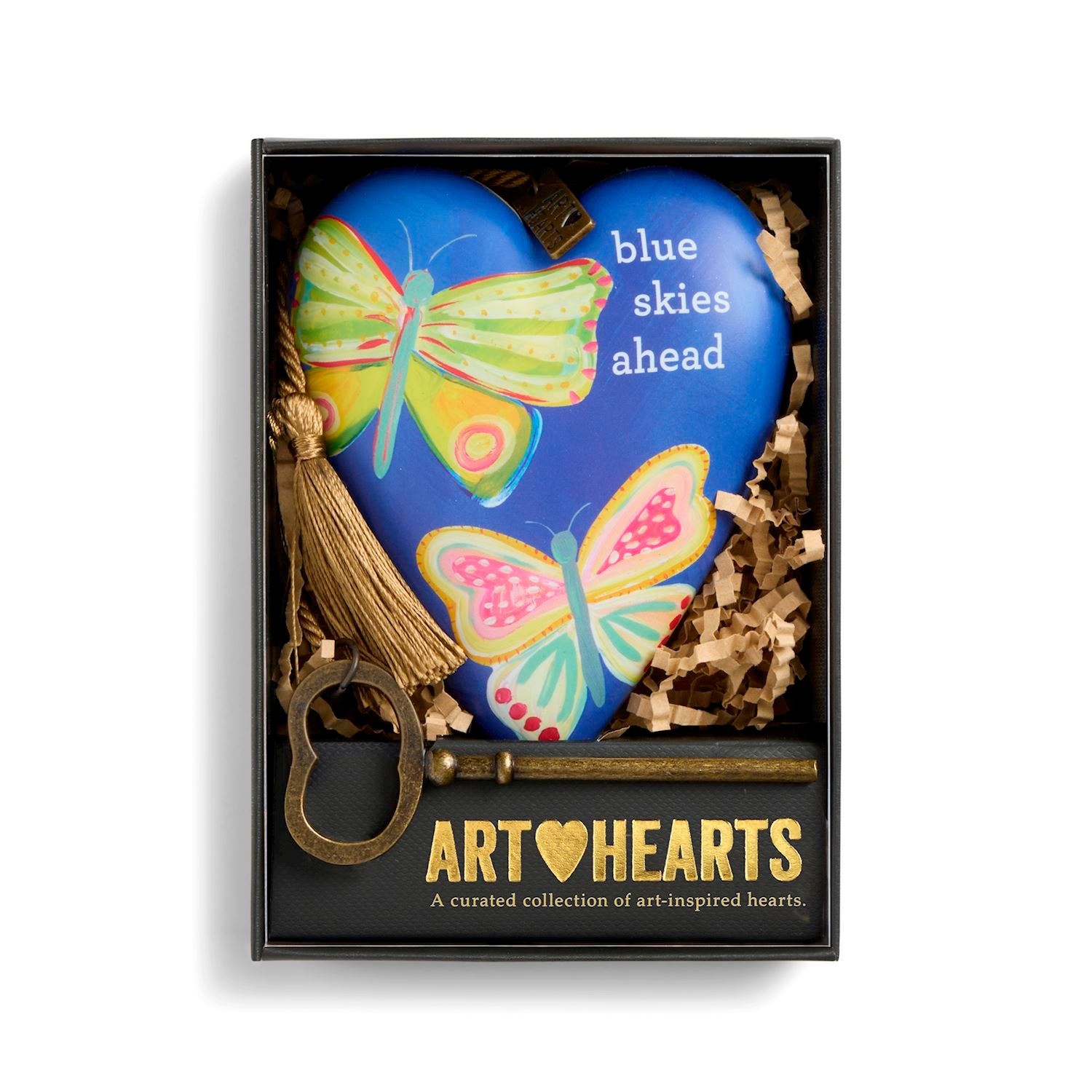 Demdaco Blue Skies Ahead Art Heart