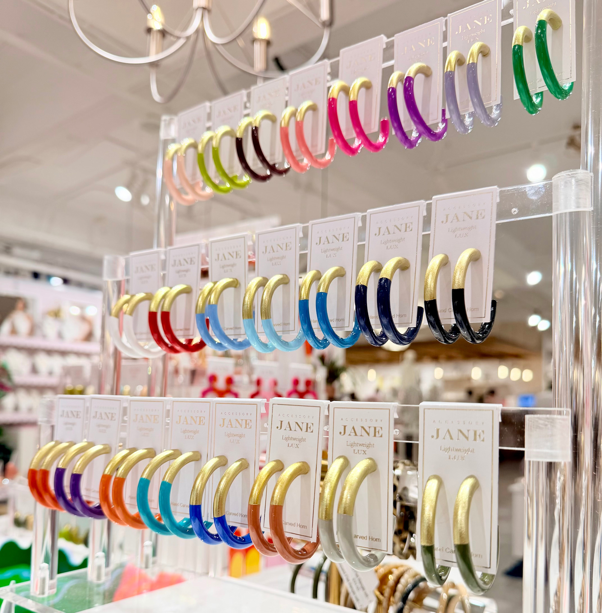 Accessory Jane Lacquered Hoop Earring