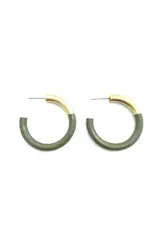 Accessory Jane Lacquered Hoop Earring