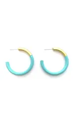 Accessory Jane Lacquered Hoop Earring