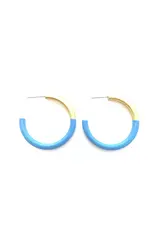 Accessory Jane Lacquered Hoop Earring