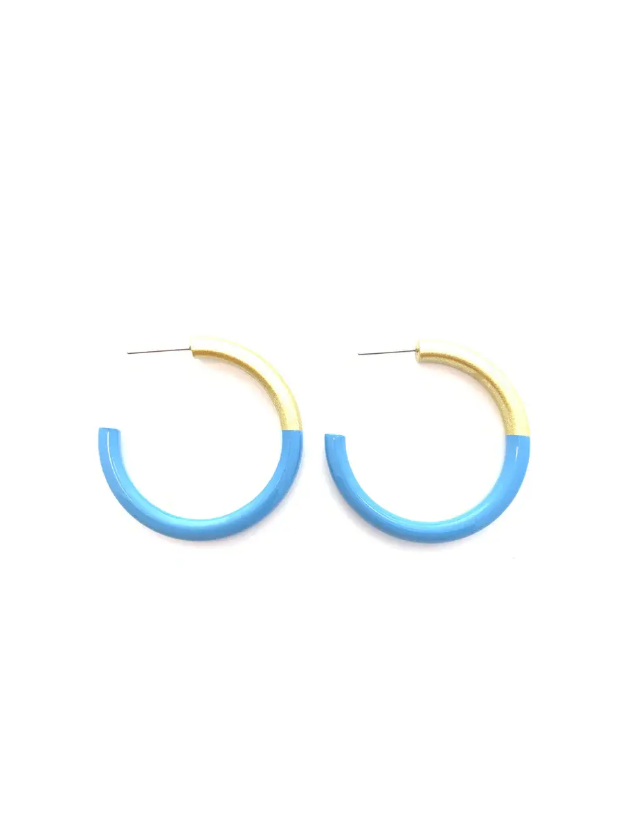 Accessory Jane Lacquered Hoop Earring