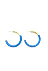 Accessory Jane Lacquered Hoop Earring