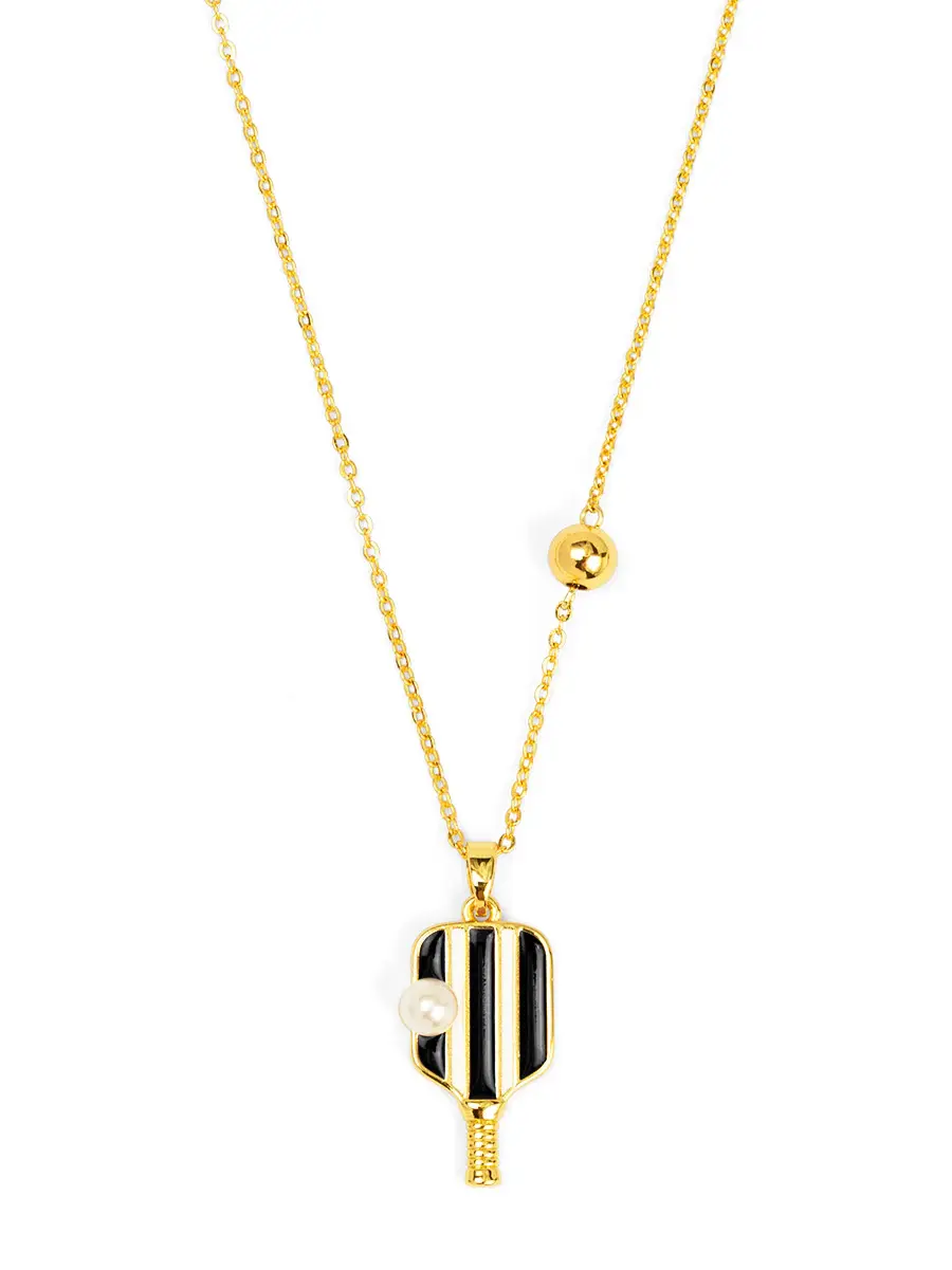 Zenzii Pickleball Charm Necklace