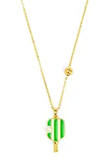 Zenzii Pickleball Charm Necklace