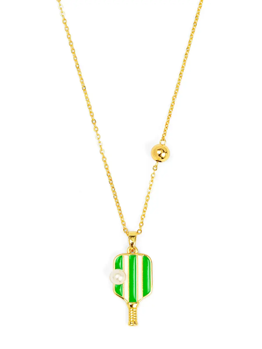 Zenzii Pickleball Charm Necklace