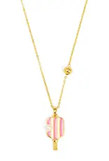 Zenzii Pickleball Charm Necklace