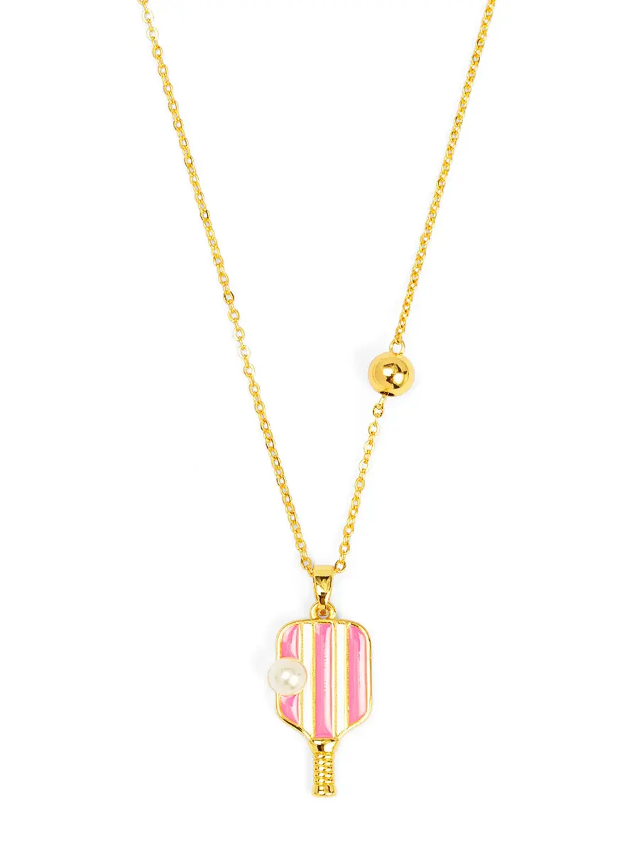 Zenzii Pickleball Charm Necklace