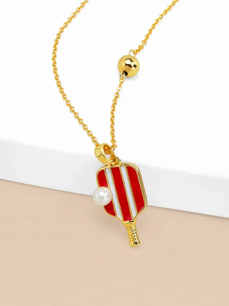 Zenzii Pickleball Charm Necklace