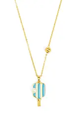 Zenzii Pickleball Charm Necklace