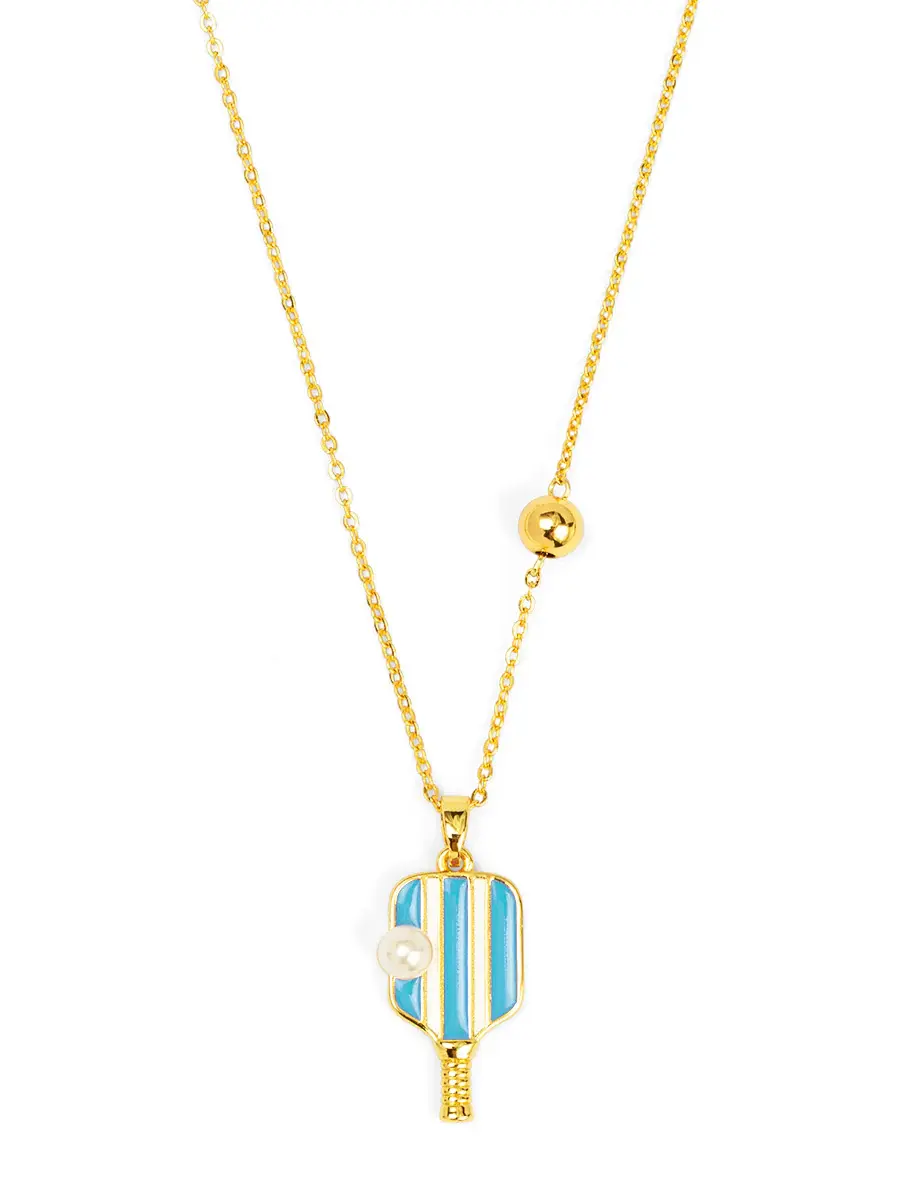 Zenzii Pickleball Charm Necklace
