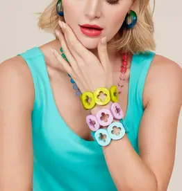 Zenzii Resin Clover Bracelet