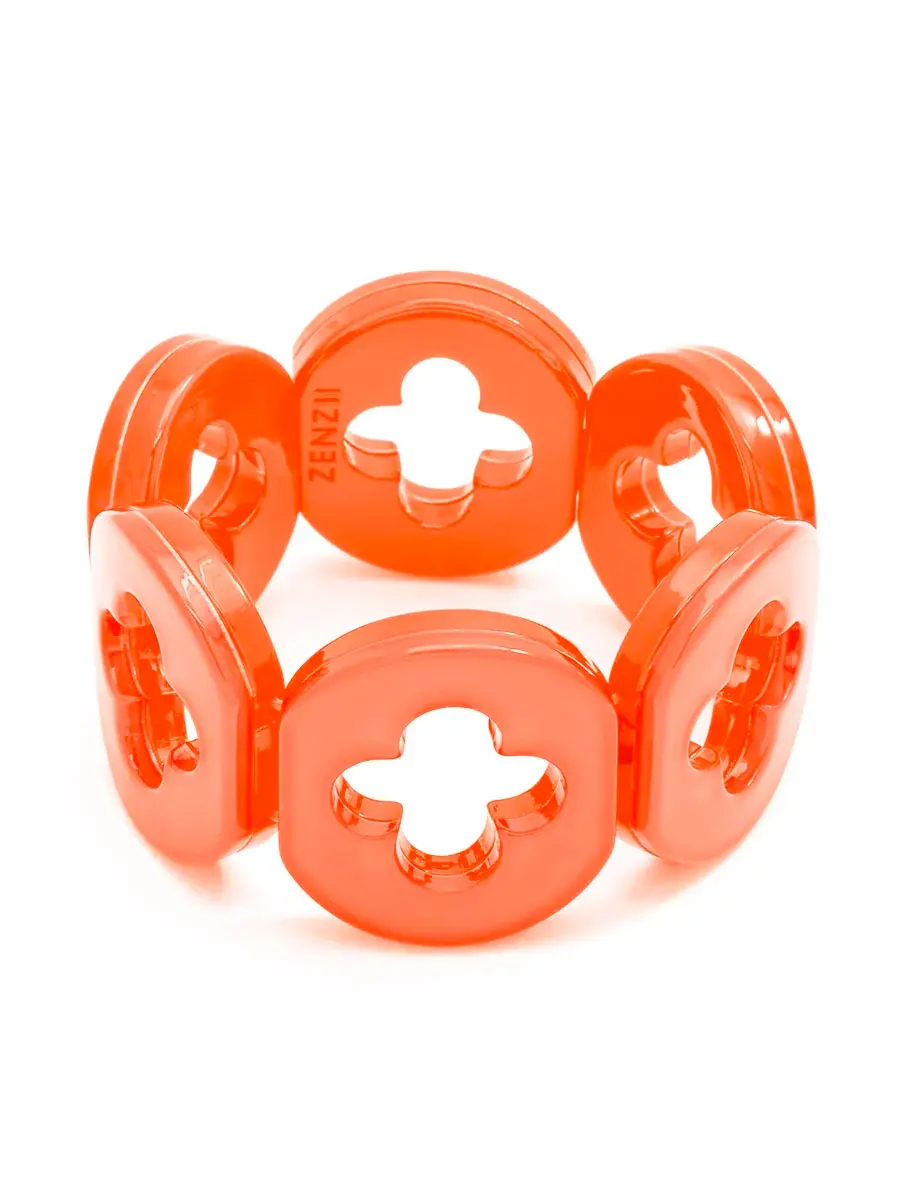 Zenzii Resin Clover Bracelet
