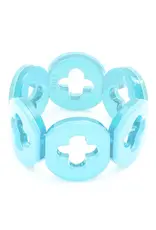 Zenzii Resin Clover Bracelet