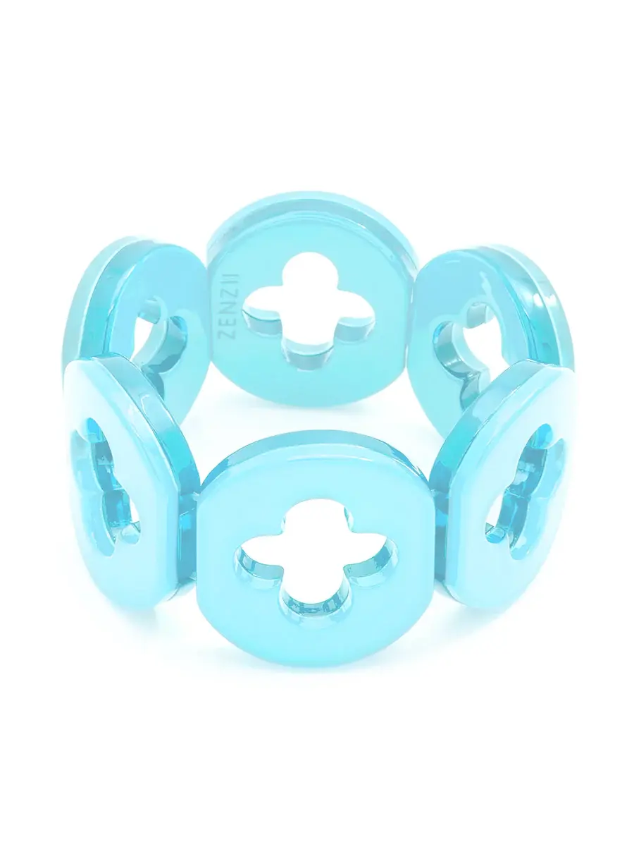 Zenzii Resin Clover Bracelet