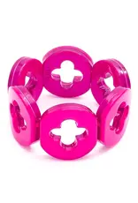 Zenzii Resin Clover Bracelet