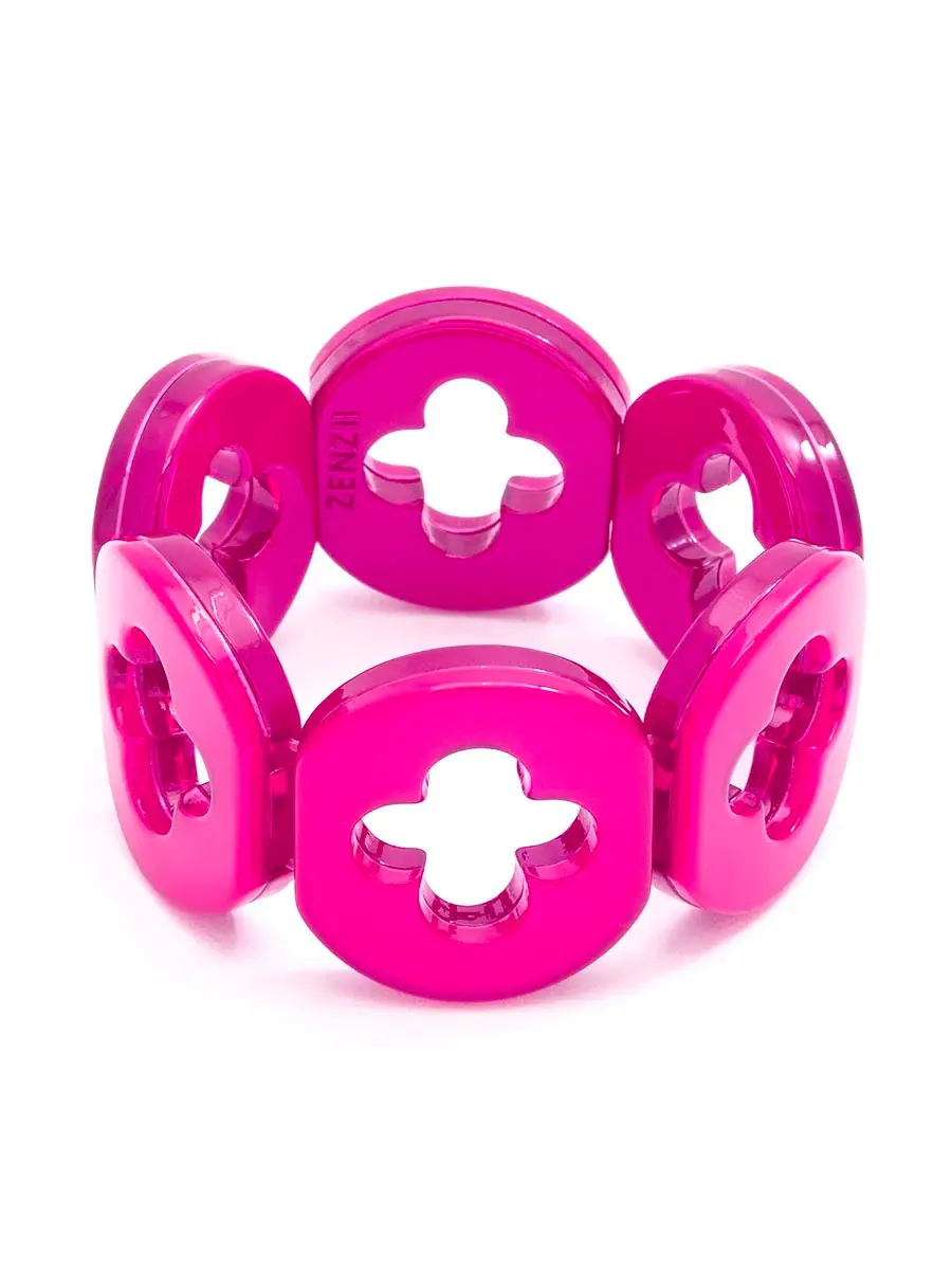 Zenzii Resin Clover Bracelet