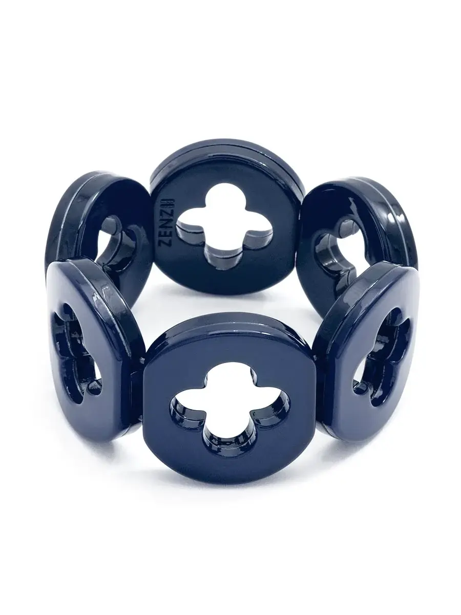 Zenzii Resin Clover Bracelet