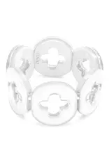 Zenzii Resin Clover Bracelet