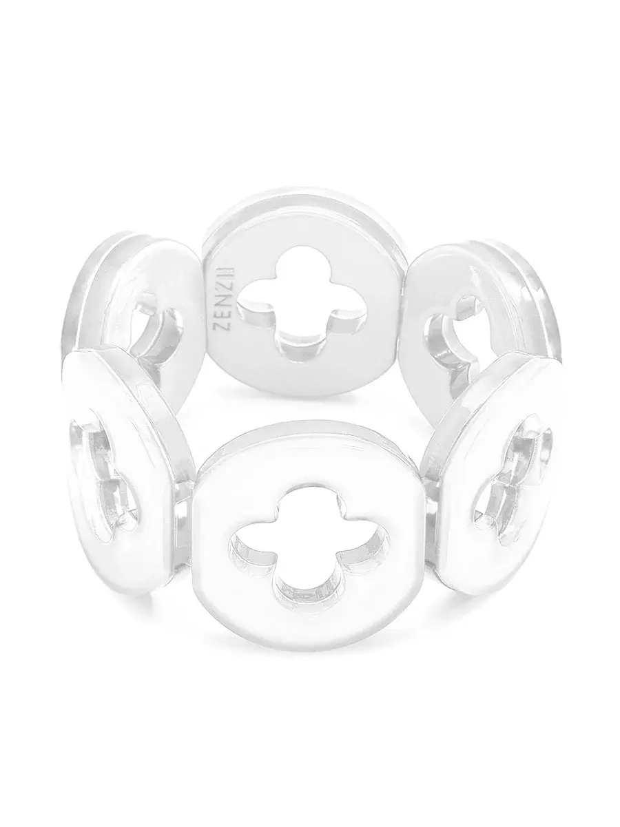 Zenzii Resin Clover Bracelet