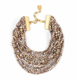 Zenzii Multi Layer Beaded Necklace