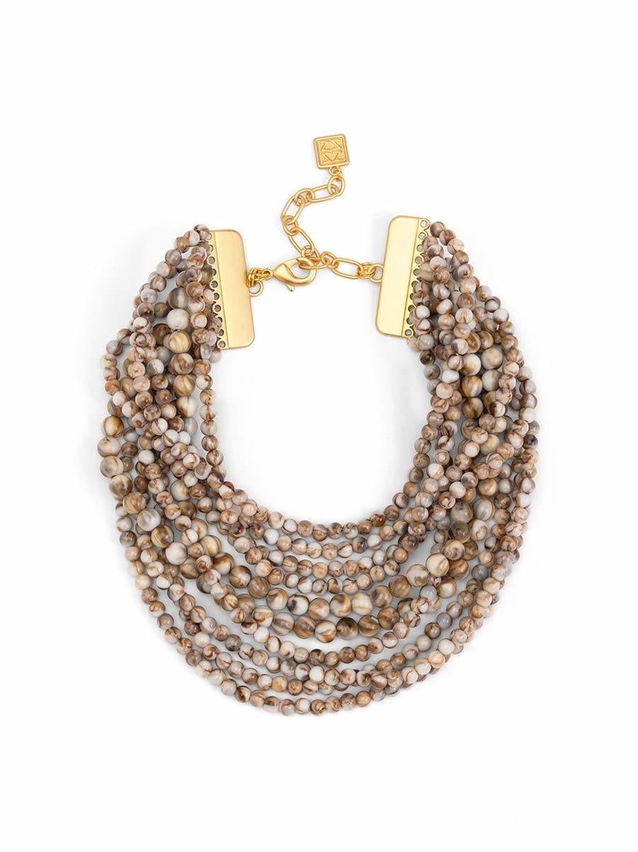 Zenzii Multi Layer Beaded Necklace