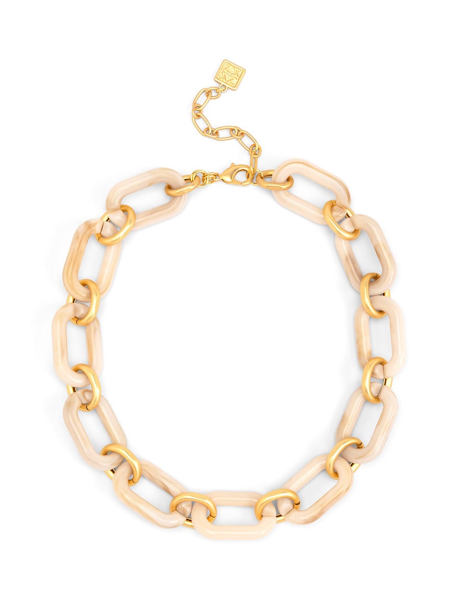 Zenzii Neutral Link Necklace