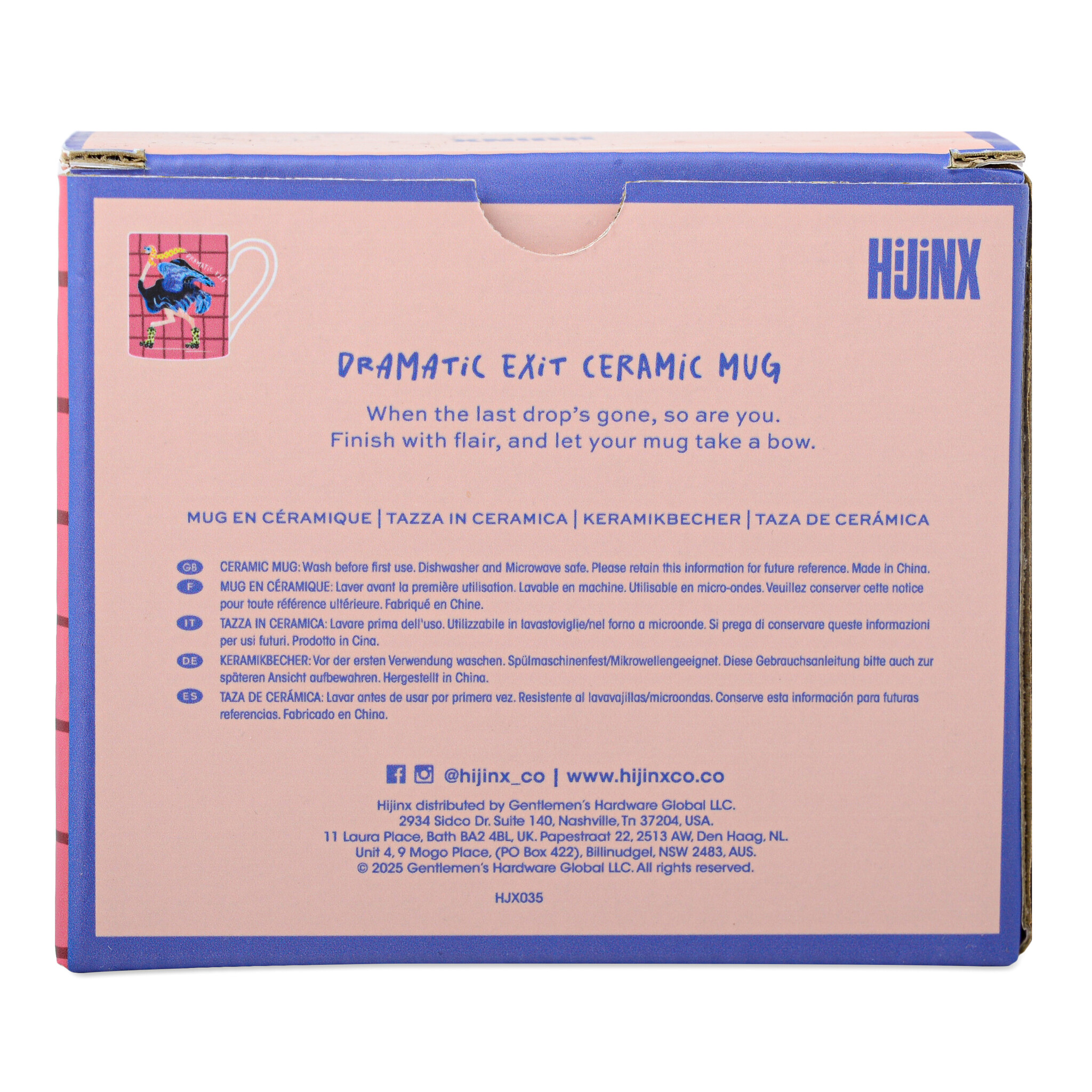 Hijinx Dramatic Exit Mug