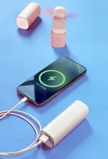 Tech Candy Easy Breezy Portable Fan & Power Bank