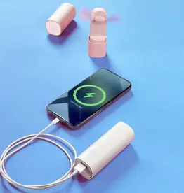 Tech Candy Easy Breezy Portable Fan & Power Bank
