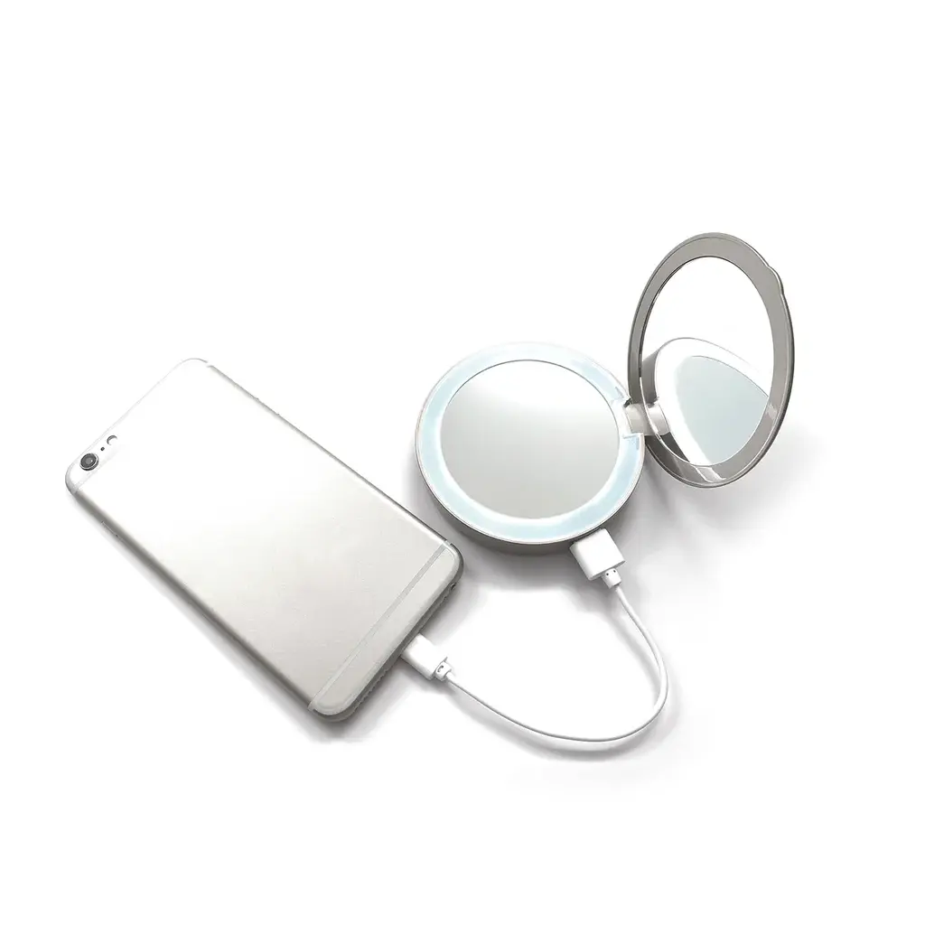 Tech Candy Glow Up Compact & Phone Charger Combo