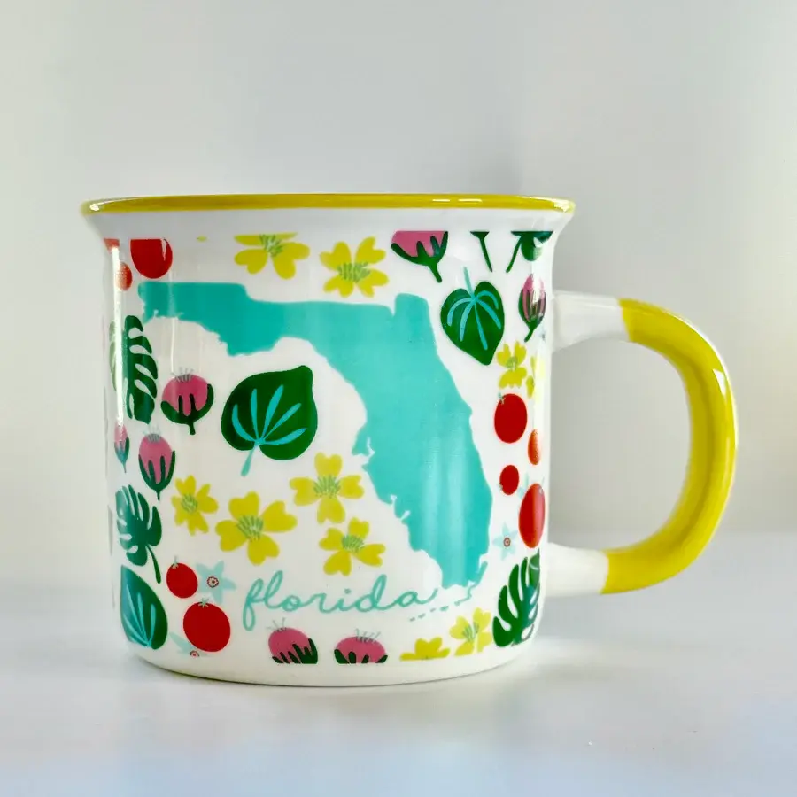 One Hundred 80 Degrees Florida in Bloom Mug