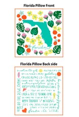 One Hundred 80 Degrees Florida in Bloom Pillow 18"
