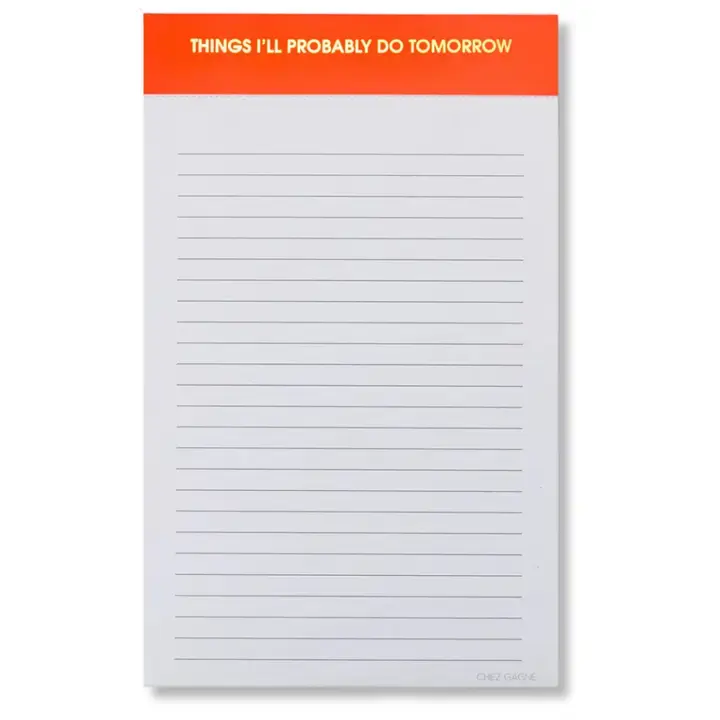 Chez Gagne Colorful Lined Notepad