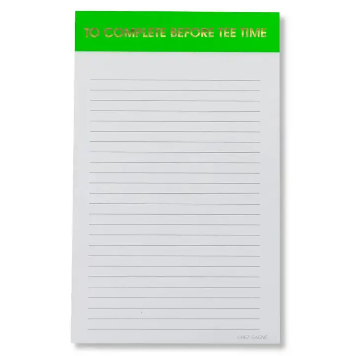 Chez Gagne Colorful Lined Notepad