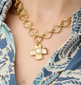 Spartina Affirmation Necklace 18" Mother-of-Pearl