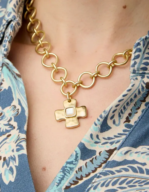 Spartina Affirmation Necklace 18" Mother-of-Pearl