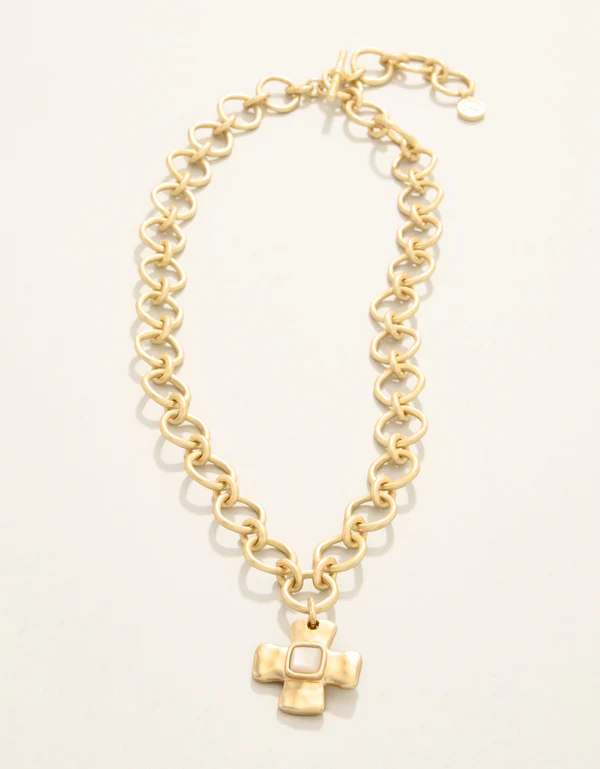 Spartina Affirmation Necklace 18" Mother-of-Pearl