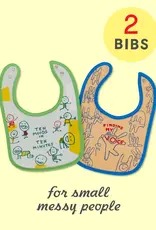 Blue Q Ten Moods In Ten Minutes/ Finding My Voice Baby Bibs