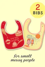 Blue Q Tiny Little Dumpling/ Wanna Join Me For A Meltdown? Baby Bibs