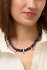Spartina Lousia Mae Necklace 17" Dark Blue