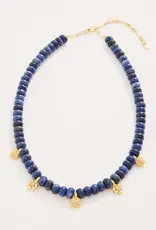 Spartina Lousia Mae Necklace 17" Dark Blue