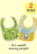 Blue Q Sweet Pea/ Wrecking Ball Baby Bibs